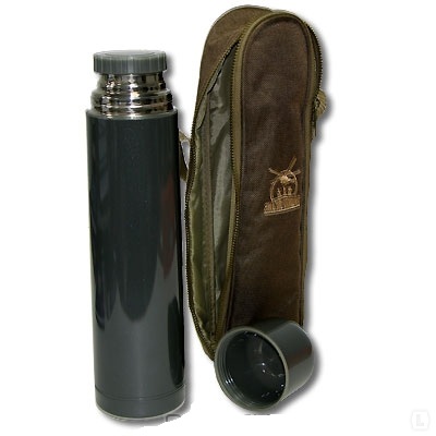 Термос вакуумный, нерж.,  1 л.